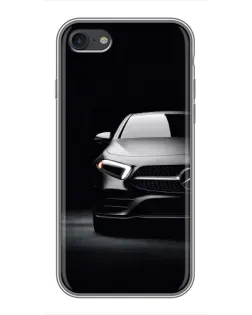 Чехол для iPhone 7 с картинкой «Свет фар Mercedes»