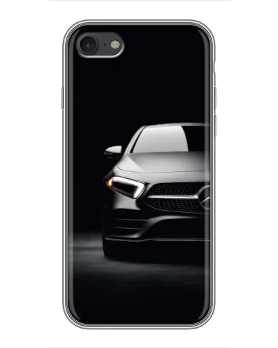 Чехол для iPhone 7 с картинкой «Свет фар Mercedes»