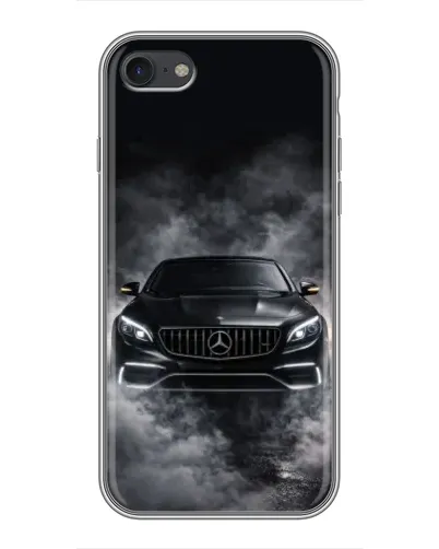 Чехол для iPhone 7 с картинкой «Mercedes в дыму»