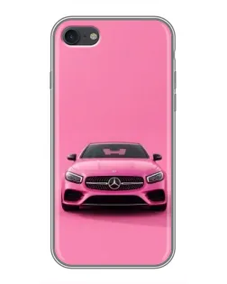 Чехол для iPhone 7 с картинкой «Розовый Mercedes AMG»