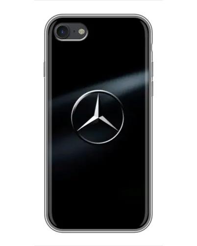 Чехол для iPhone 7 с картинкой «Mercedes на металле» Чехол для iPhone 7 с картинкой «Mercedes на металле»