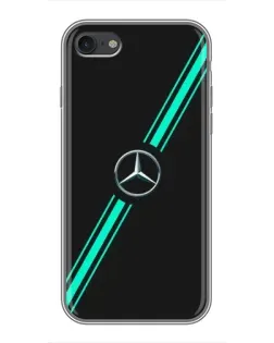 Чехол для iPhone 7 с картинкой «Спортивные линии Mercedes»