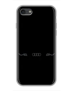 Чехол для iPhone 7 с картинкой «Audi — световой подпись»