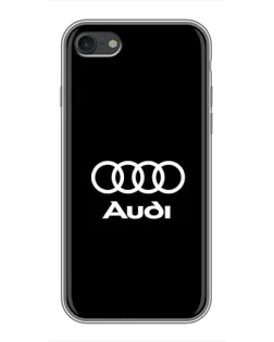 Чехол для iPhone 7 с картинкой «Классическое лого Audi»