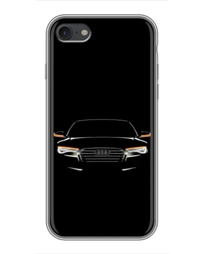 Чехол для iPhone 7 с картинкой «Audi — ночной контур»