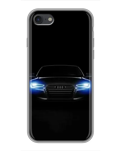 Чехол для iPhone 7 с картинкой «Audi в неоне»