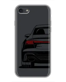 Чехол для iPhone 7 с картинкой «Задняя часть Audi — арт»