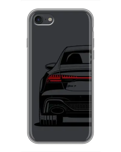 Чехол для iPhone 7 с картинкой «Задняя часть Audi — арт»