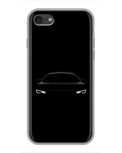 Чехол для iPhone 7 с картинкой «Взгляд Audi в темноте»