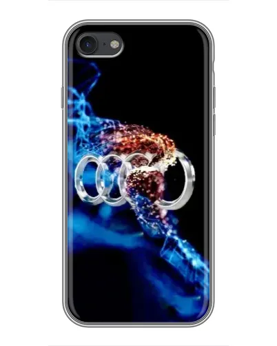 Чехол для iPhone 7 с картинкой «Энергия лого Audi»
