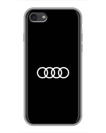 Чехол для iPhone 7 с картинкой «Audi White Logo»