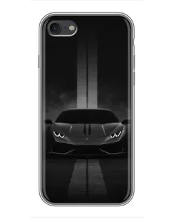 Чехол для iPhone 7 с картинкой «Lamborghini симметрия дорог»
