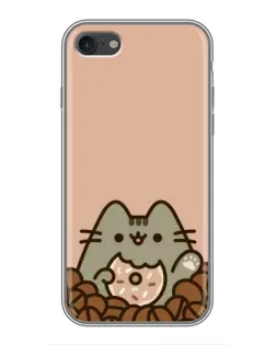 Чехол для iPhone 7 с картинкой «Кофейный Пушин»