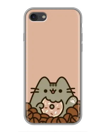 Чехол для iPhone 7 с картинкой «Кофейный Пушин» Чехол для iPhone 7 с картинкой «Кофейный Пушин»