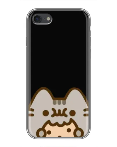Чехол для iPhone 7 с картинкой «Пушин на черном» Чехол для iPhone 7 с картинкой «Пушин на черном»