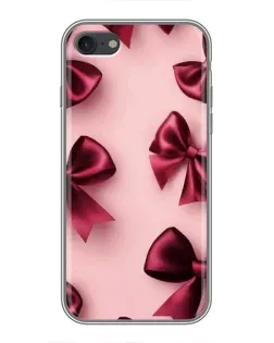 Чехол для iPhone 7 с картинкой «Бордовый атлас»
