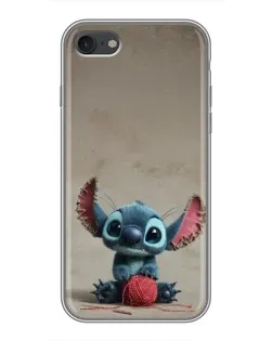 Чохол для iPhone 7 з картинкою «Стіч на чоричневому фоні»
