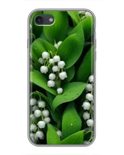 Чехол для iPhone 7 с картинкой «Ландыши в зелени»