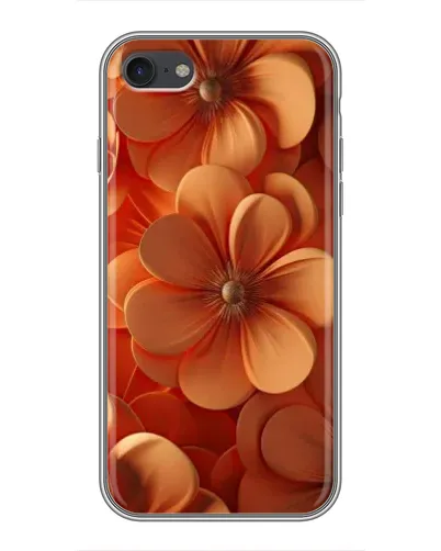 Чехол для iPhone 7 с картинкой «Оранжевый макро цветок» Чехол для iPhone 7 с картинкой «Оранжевый макро цветок»