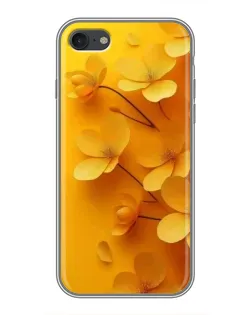 Чехол для iPhone 7 с картинкой «Золотые лепестки»