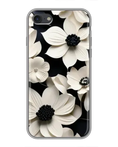 Чехол для iPhone 7 с картинкой «Объемные белые цветы» Чехол для iPhone 7 с картинкой «Объемные белые цветы»