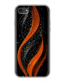 Чехол для iPhone 7 с картинкой «Огненная звездная волна»
