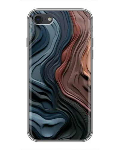 Чехол для iPhone 7 с картинкой «Цветные волны каньона»
