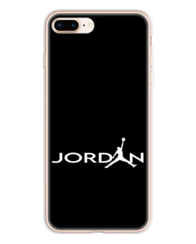 Чехол для iPhone 8 Plus с картинкой «Jordan White Logo»