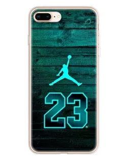 Чехол для iPhone 8 Plus с картинкой «Jordan Cyan 23»