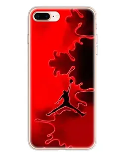 Чехол для iPhone 8 Plus с картинкой «Jordan Red Smoke»