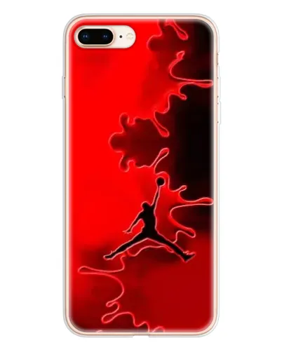 Чехол для iPhone 8 Plus с картинкой «Jordan Red Smoke»