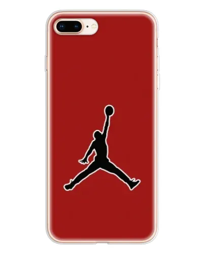Чехол для iPhone 8 Plus с картинкой «Jordan Red Back»