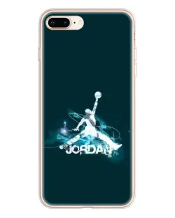 Чехол для iPhone 8 Plus с картинкой «Jordan Blue Fire»