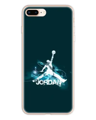 Чехол для iPhone 8 Plus с картинкой «Jordan Blue Fire»