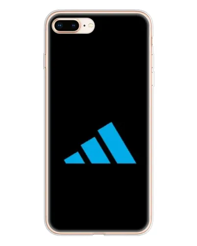 Чехол для iPhone 8 Plus с картинкой «Adidas Cyan Logo»