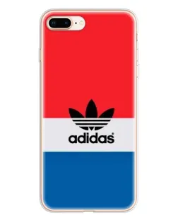 Чехол для iPhone 8 Plus с картинкой «Ретро блоки Adidas» Чехол для iPhone 8 Plus с картинкой «Ретро блоки Adidas»