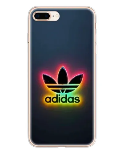 Чехол для iPhone 8 Plus с картинкой «Неоновый Adidas»