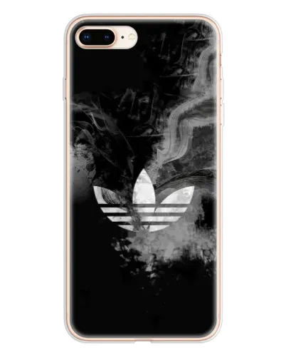 Чехол для iPhone 8 Plus с картинкой «Абстрактный дым Adidas»
