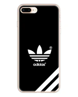 Чехол для iPhone 8 Plus с картинкой «Adidas с диагональными полосами»