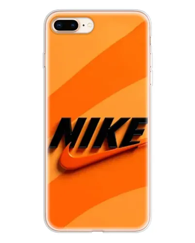 Чехол для iPhone 8 Plus с картинкой «Оранжевый драйв Nike»