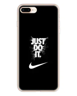 Чехол для iPhone 8 Plus с картинкой «Текстовый принт Nike»