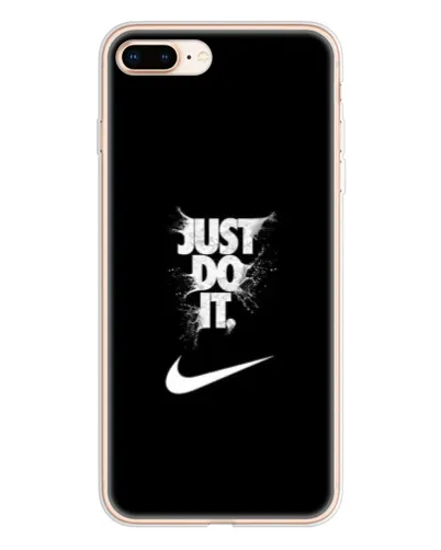 Чехол для iPhone 8 Plus с картинкой «Текстовый принт Nike»