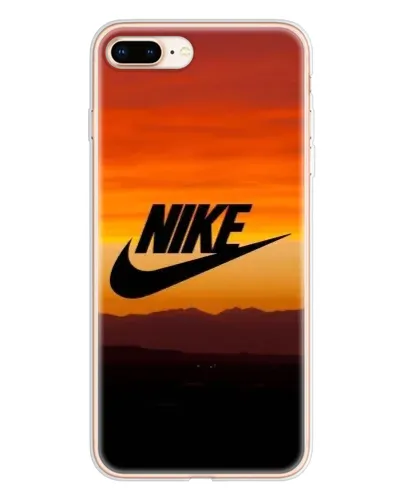 Чехол для iPhone 8 Plus с картинкой «Nike — вечерний горизонт»