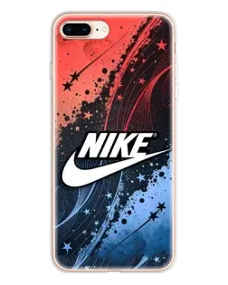 Чехол для iPhone 8 Plus с картинкой «Градиентный принт Найк»