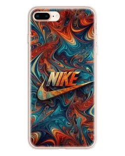 Чехол для iPhone 8 Plus с картинкой «Nike в абстракции»