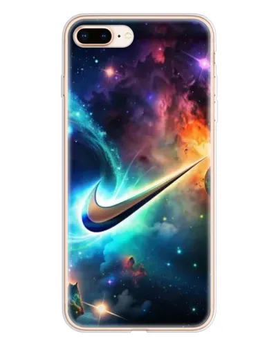 Чехол для iPhone 8 Plus с картинкой «Космический Nike Swoosh»