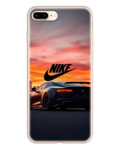 Чехол для iPhone 8 Plus с картинкой «Nike и суперкар»