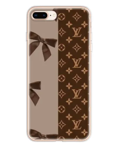 Чехол для iPhone 8 Plus с картинкой «Louis Vuitton — банты»