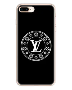 Чехол для iPhone 8 Plus с картинкой «LV — печать стиля»