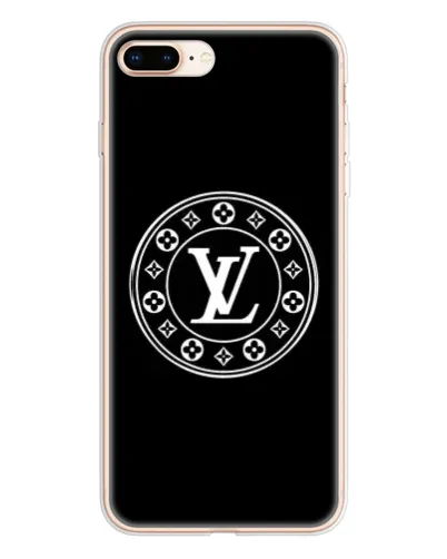 Чехол для iPhone 8 Plus с картинкой «LV — печать стиля»